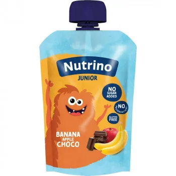 NUTRINO JUNIOR POUCH BANANA, JABUKA, COKOLADA 100G 