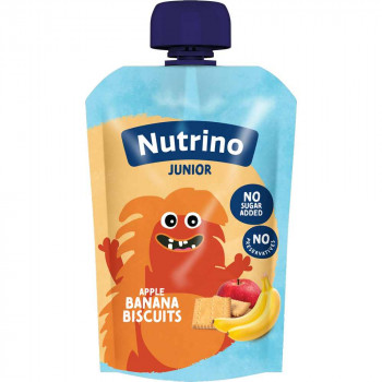 NUTRINO LAB JUNIOR  MIX JABUKA, BANAN,KEKS 100G 