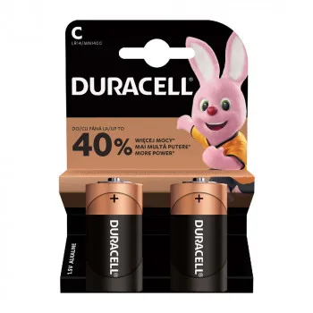 DURACELL BASIC C BATERIJA 2 KOM DURALOCK 