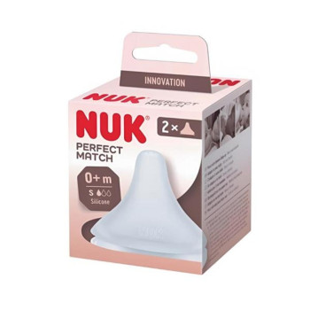 NUK CUCLA  SILIKON PERFECT MATCH S 2/1 