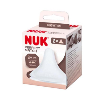 NUK CUCLA SILIKON PERFECT MATCH M 2/1 