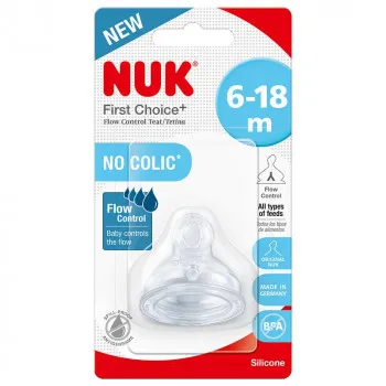 NUK FC+CUCLA SILIKON ZA SVE TIPOVE HRANE 6-18M 