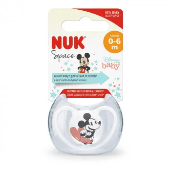 NUK VARALICA SILIKON MICKEY SPACE BOX 0-6M 