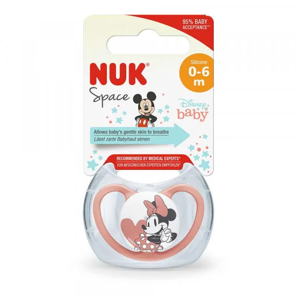 NUK VARALICA SILIKON MICKEY SPACE BOX 0-6M 