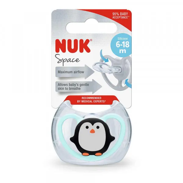 NUK VARALICA SILIKON SPACE BOX 6-18M 