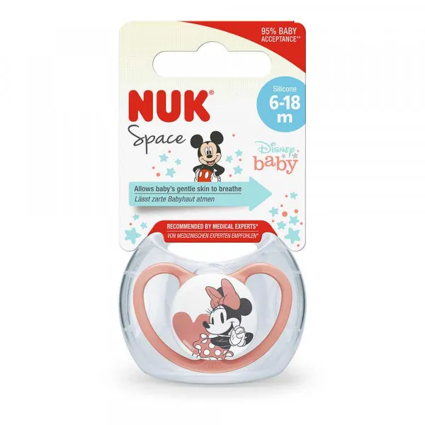 NUK VARALICA SILIKON 6-18M MICKEY SPACE 