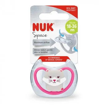 NUK VARALICA SILIKON 18-36M SPACE BOX 