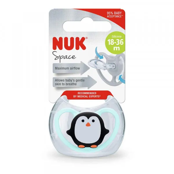 NUK VARALICA SILIKON 18-36M SPACE BOX 