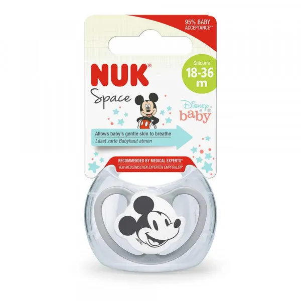 NUK VARALICA SILIKON 18-36M MICKEY SPACE 