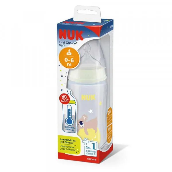 NUK PL.FLASICA SA SVETLECIM EFEKTOM 300ML 0-6M 