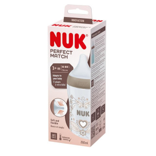NUK FLASICA PL PERFECT MATCH M HEART 260ML 