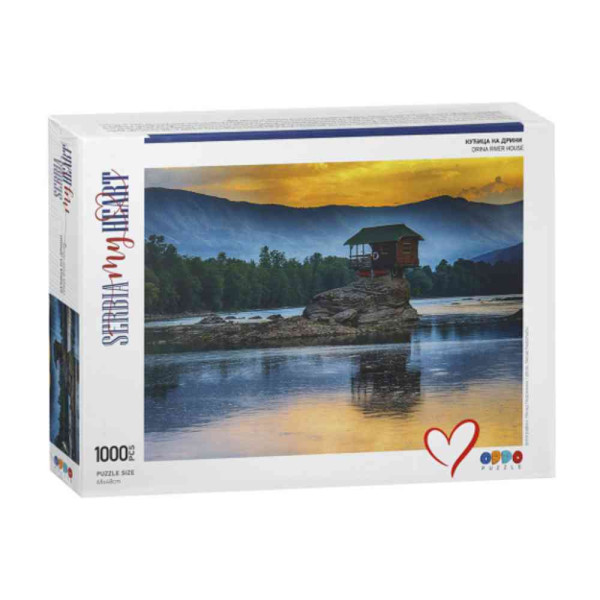 ODDO PUZZLE KUCICA NA DRINI SERBIA MY HEART COLLECTION 960513 