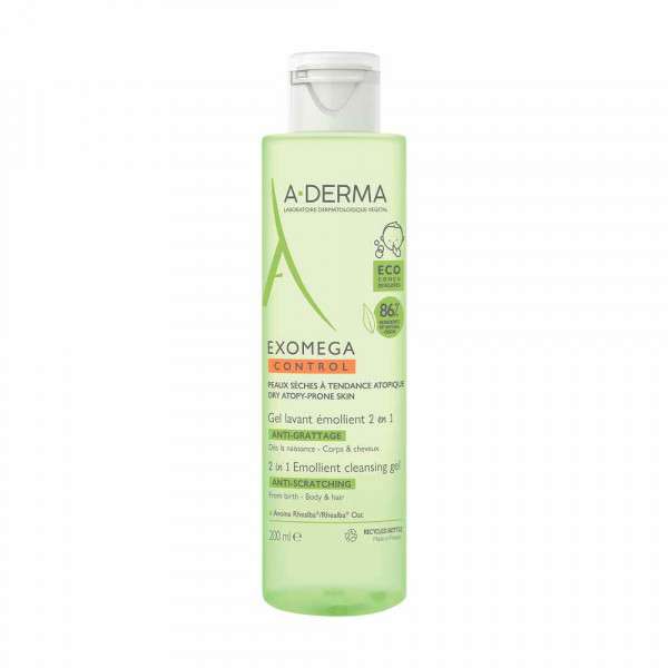A-DERMA EXOMEGA CONTROL GEL ZA PRANJE 2U1 200ML 