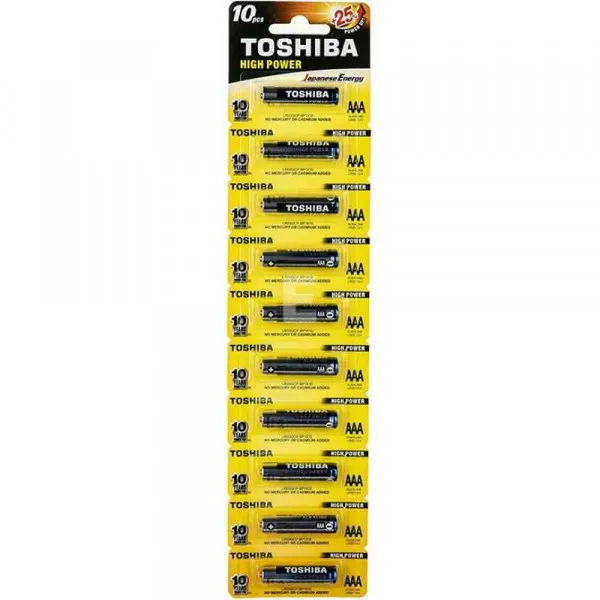 TOSHIBA HIGH POWER ALKALNA BATERIJA LR03 BP 1/1 