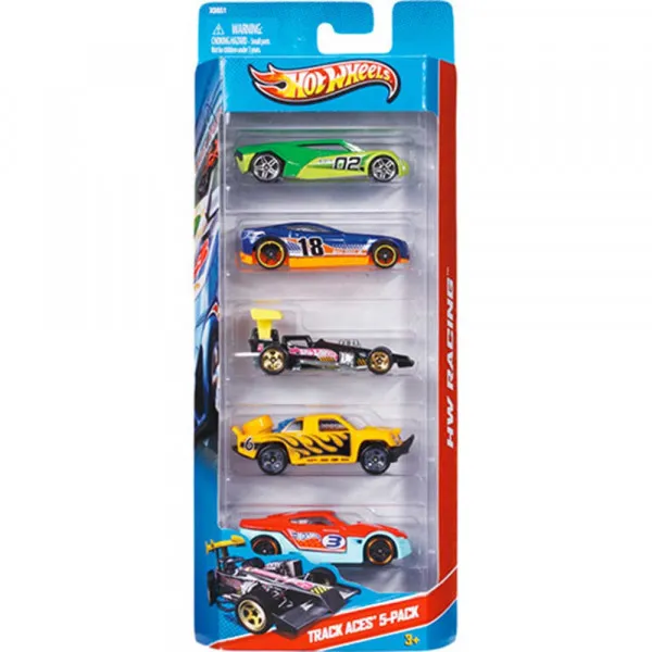 HOT WHEELS VERTIKALNI SET 5 AUTIĆA 