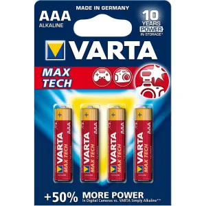 VARTA MAX TECH ALKALNA LR03 BLI4