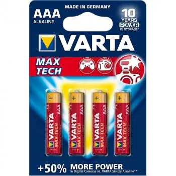 VARTA MAX TECH ALKALNA LR03 BLI4 