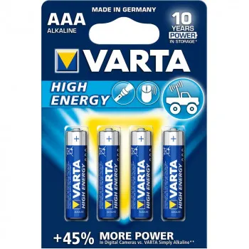 VARTA HIGH ENERGY ALKALNA LR03 BLI4 