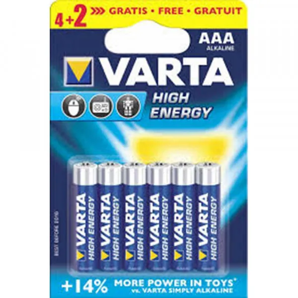 VARTA HIGH ENERGY ALKALNA LR03 