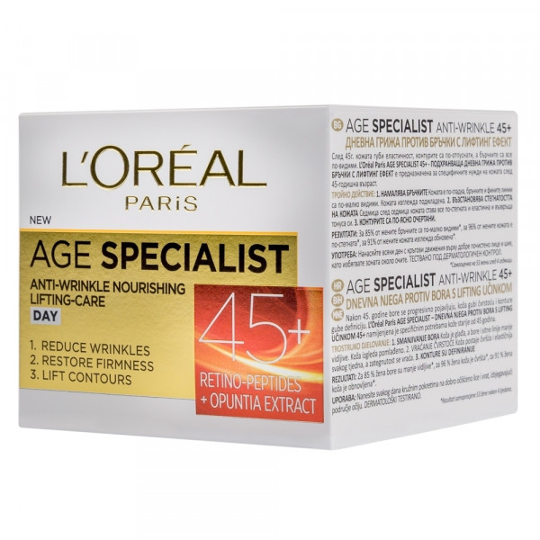 LOREAL PARIS AGE SPECIALIST ANTIWRINKLE 45+ DNEVNA NEGA PROTIV BORA 50 ML