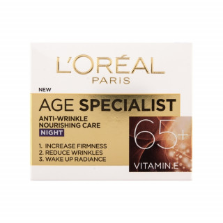 LOREAL PARIS AGE SPECIALIST ANTIWRINKLE 65+ NOCNA NEGA PROTIV BORA 50 ML 