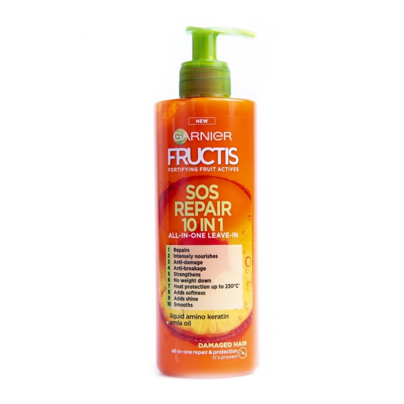 GARNIER FRUCTIS SOS REPAIR 10 U 1 KREMA ZA KOSU BEZ ISPIRANJA 400ML