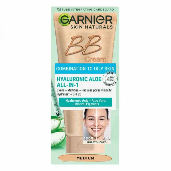 GARNIER SKIN NATURALS BB OIL FREE KREMA MEDIUM 50 ML 