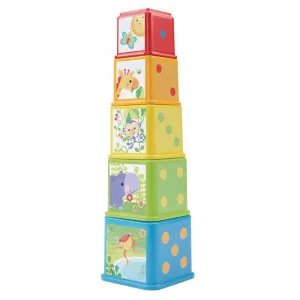 FISHER PRICE KOCKE SA SLIKAMA ZA REDJANJE 