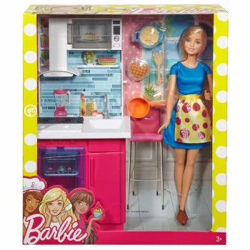 MATTEL BARBIE SET SA NAMESTAJEM 