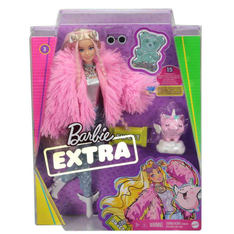 MATTEL BARBIE EXTRA PINK JAKNA