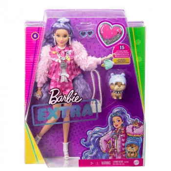 MATTEL BARBIE EXTRA - LJUBICASTA KOSA 