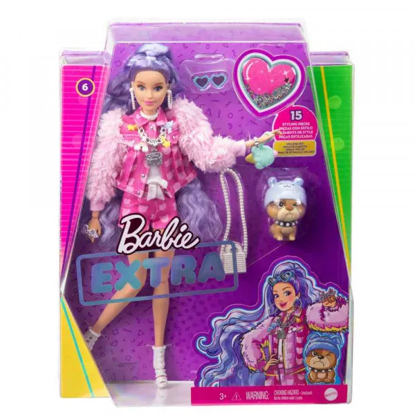 MATTEL BARBIE EXTRA - LJUBICASTA KOSA 