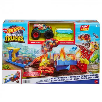 HW MONSTER TRUCK SET SA ISPALJIVAČEM 