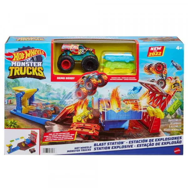 HOT WHEELS MONSTER TRUCK SET SA ISPALJIVACEM 