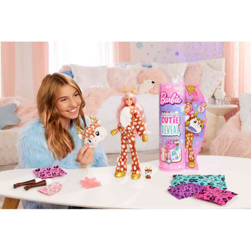 MATTEL BARBIE CUTIE REVEAL - JELEN