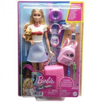 MATTEL BARBIE MALIBU TRAVEL SET 