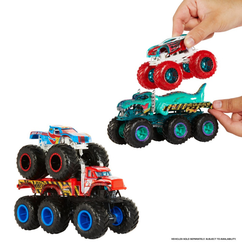 HOT WHEELS MONSTER TRUCKS BIG RIGS 6X6