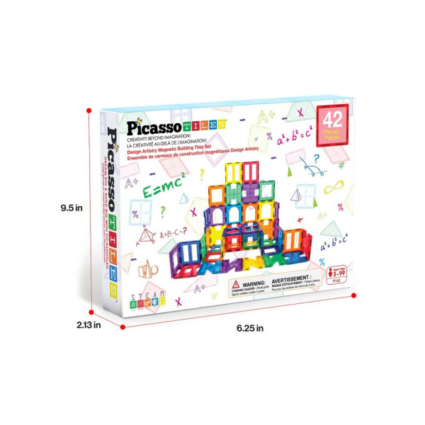PICASSO MAGNETNE KOCKE SET 42 KOM 