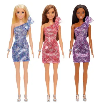 MATTEL BARBIE LUTKA U SVETLUCAVOJ HALJINI 