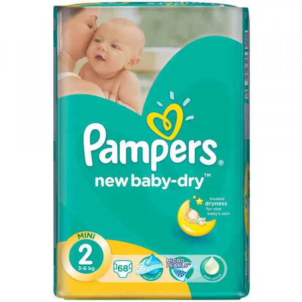 PAMPERS 2 MINI NEW BABY (68) 