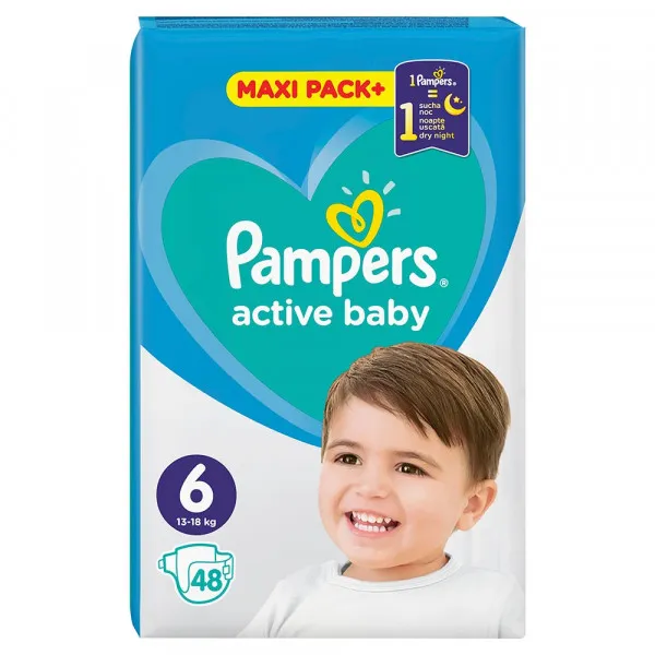 PAMPERS AB JPM 6 LARGE 48 