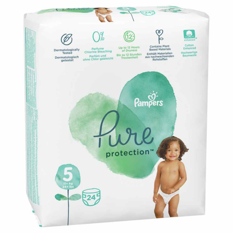 PAMPERS PURE VP 5 JUNIOR (24)