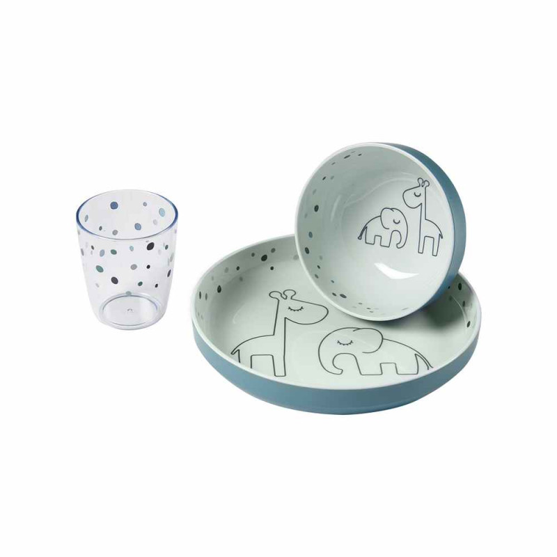 DONE BY DEER DREAMY DOTS YUMMY MINI SET ZA JELO PLAVA