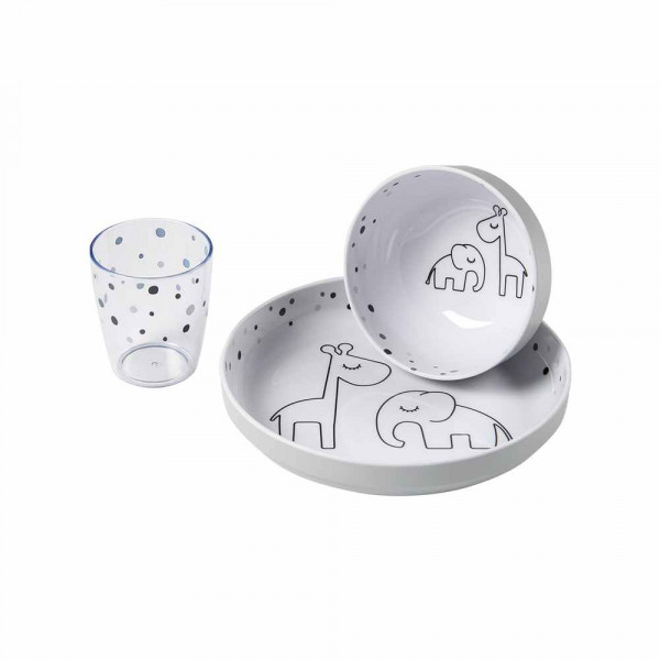 DONE BY DEER DREAMY DOTS YUMMY MINI SET ZA JELO SIVA 