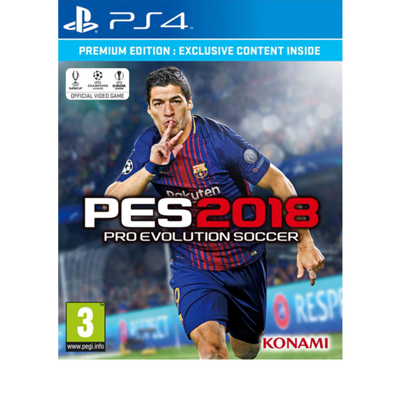PES2018 PREMIUM PS4 PRO EVOLUTION SOCCER 2018 PREMIUM EDITION