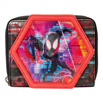 LOUNGEFLY NOVCANIK MARVEL ACROSS THE SOIDERVERSE LENTICULAR ZIP AROUND 