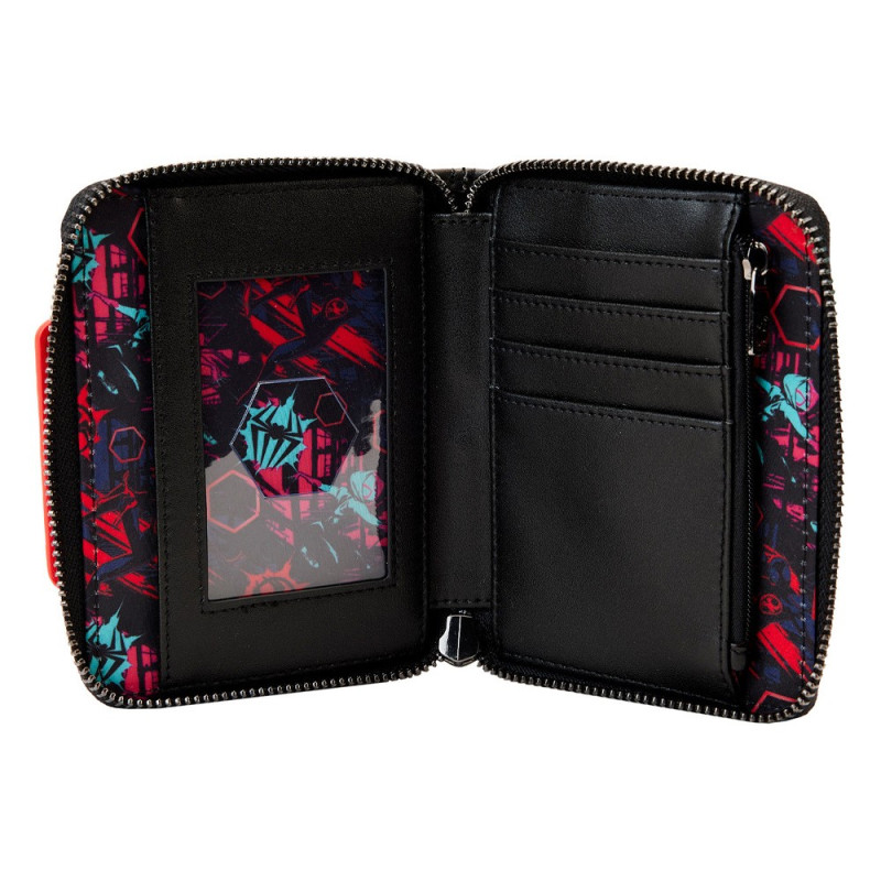 LOUNGEFLY NOVCANIK MARVEL ACROSS THE SOIDERVERSE LENTICULAR ZIP AROUND