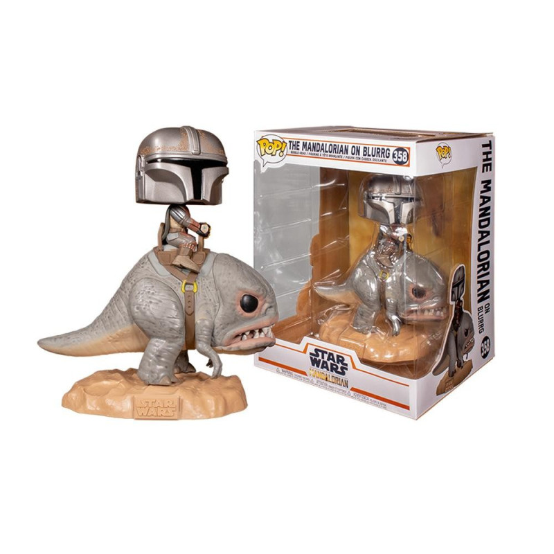 FUNKO STAR WARS MANDALORIAN POP! DELUXE - THE MANDALORIAN ON BLURG