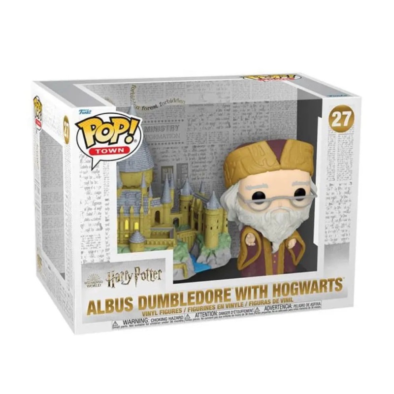FUNKO POP FIGURA - HARRY POTTER - VINYL TOWN - DUMBLEDORE WITH HOGWARTS 