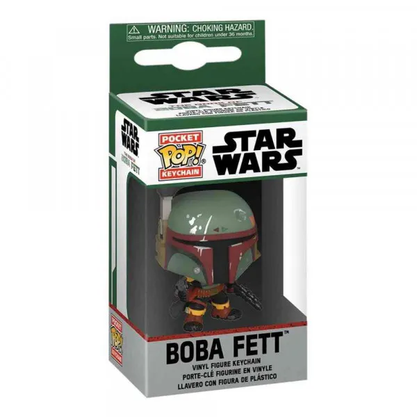 FUNKO POP STAR WARS KEYCHAIN - BOBA FETT 
